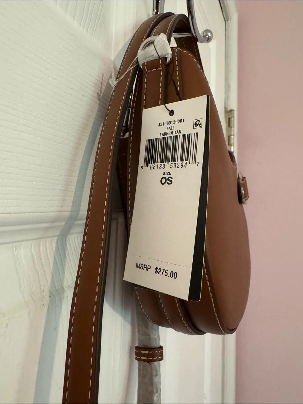 Lauren Ralph Lauren Leather Small Tasha Crossbody Bag